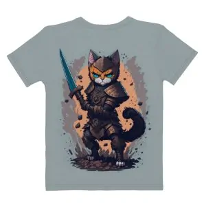 Samurai Cat All-Over Print Women’s T-shirt